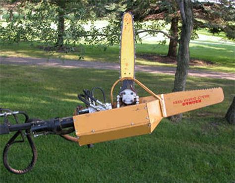 large hydraulic chainsaw skid steer|skid steer limb saw attachment.